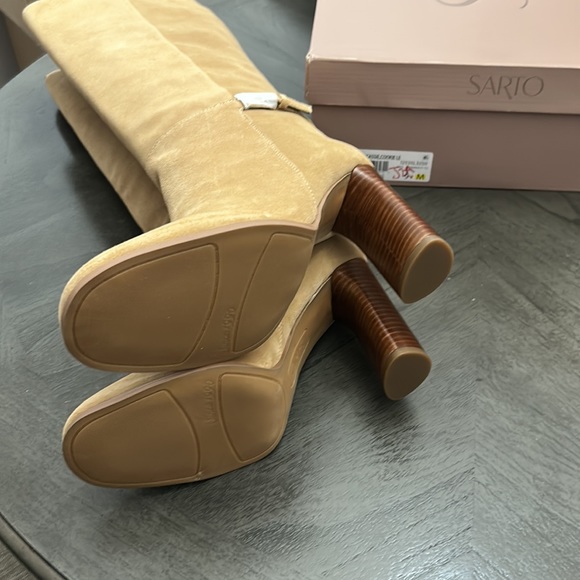 Franco Sarto Cassie Womens Zipper Round Toe Knee-High Boots - Picture 4 of 7